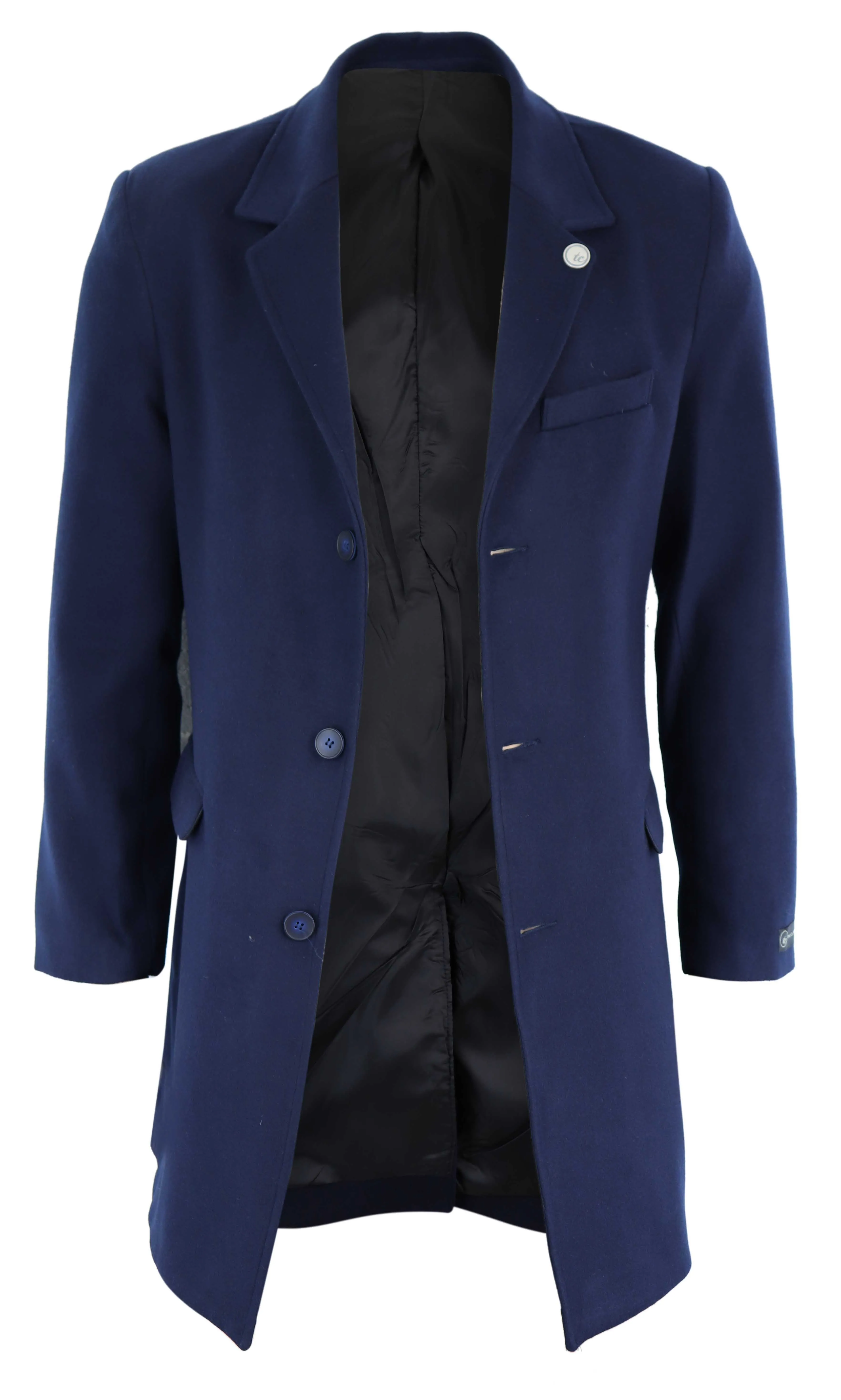 Long Wool Mix Overcoat Peaky Blinders