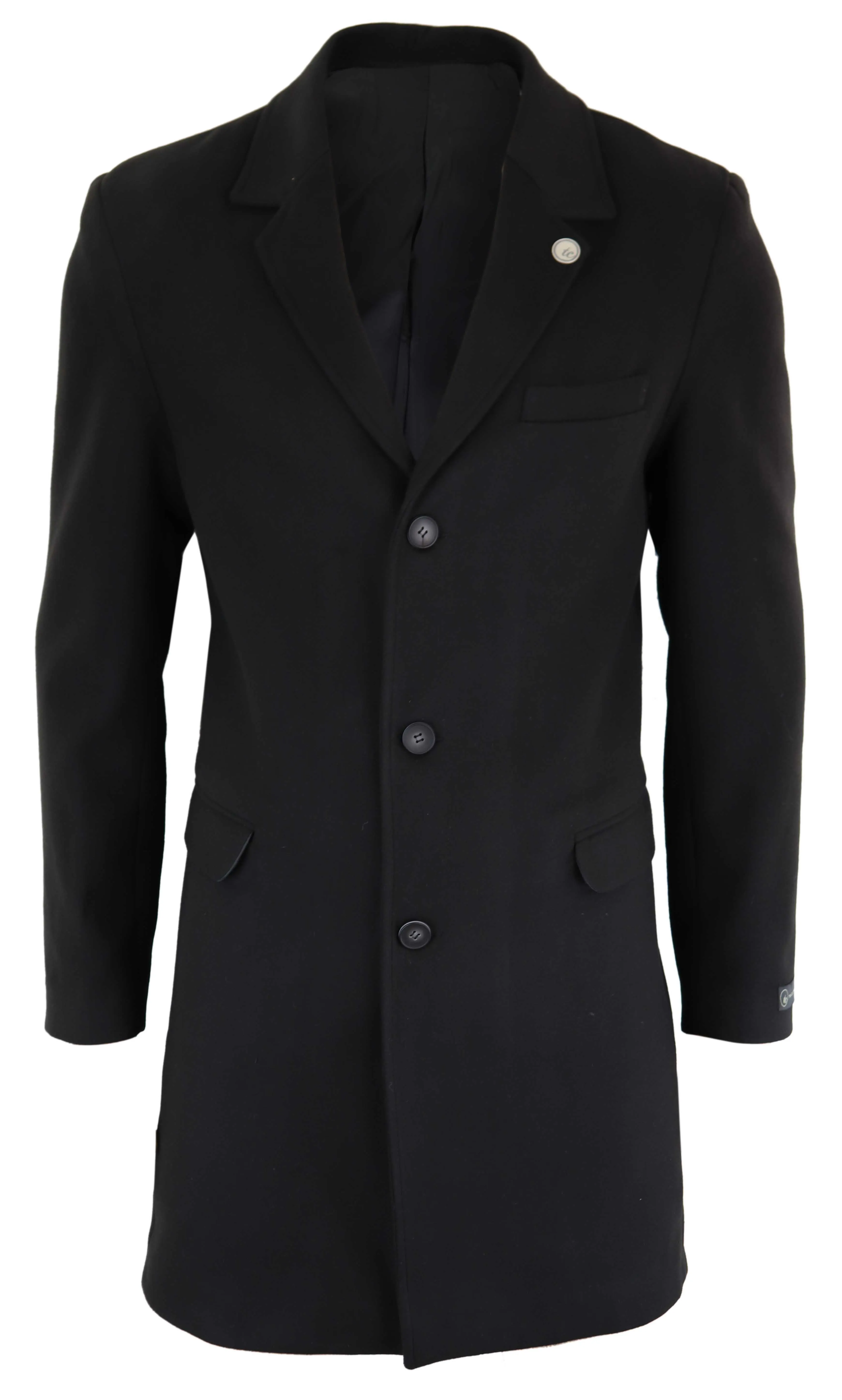 Long Wool Mix Overcoat Peaky Blinders