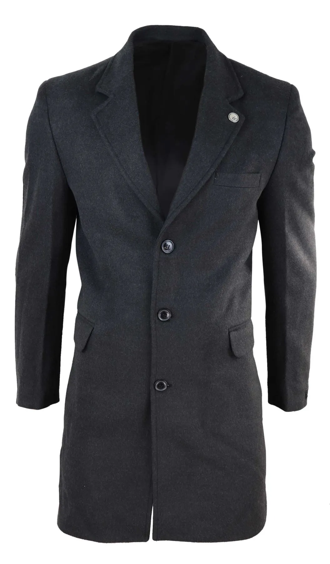 Long Wool Mix Overcoat Peaky Blinders