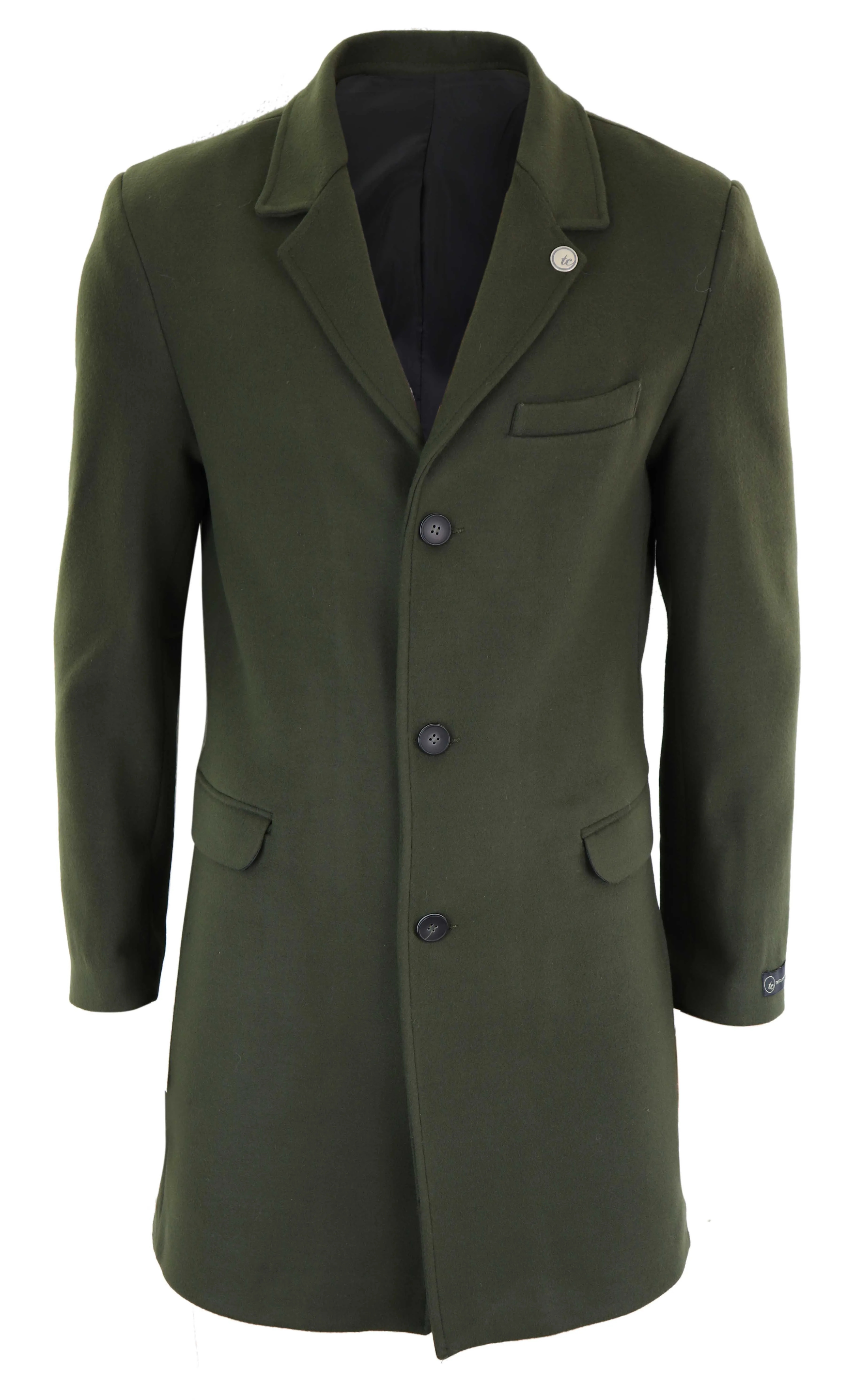 Long Wool Mix Overcoat Peaky Blinders