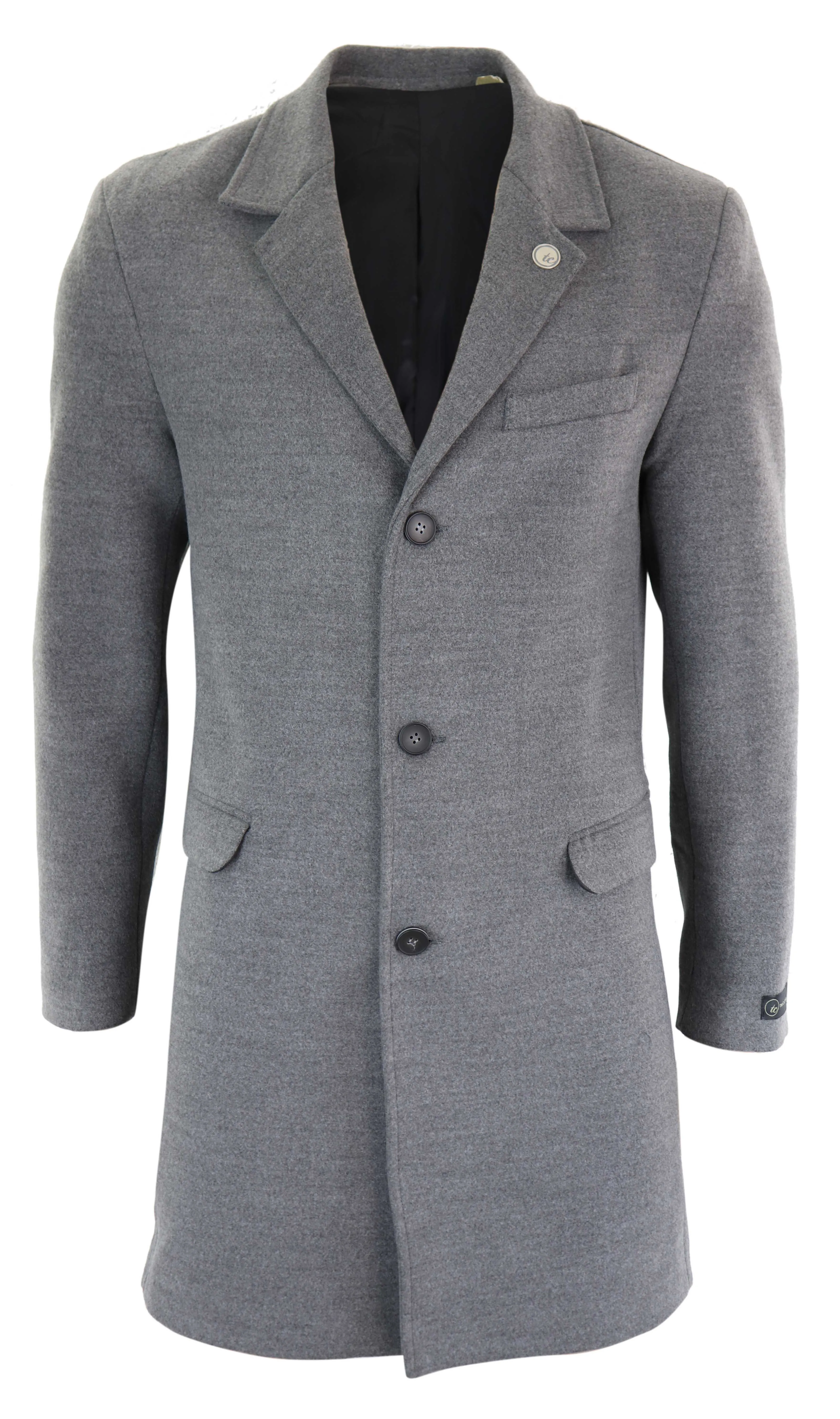 Long Wool Mix Overcoat Peaky Blinders