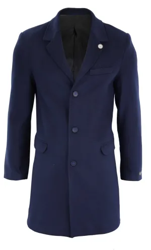 Long Wool Mix Overcoat Peaky Blinders