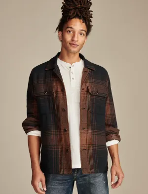 Lucky Brand Men's Plaid Shirt Jacket