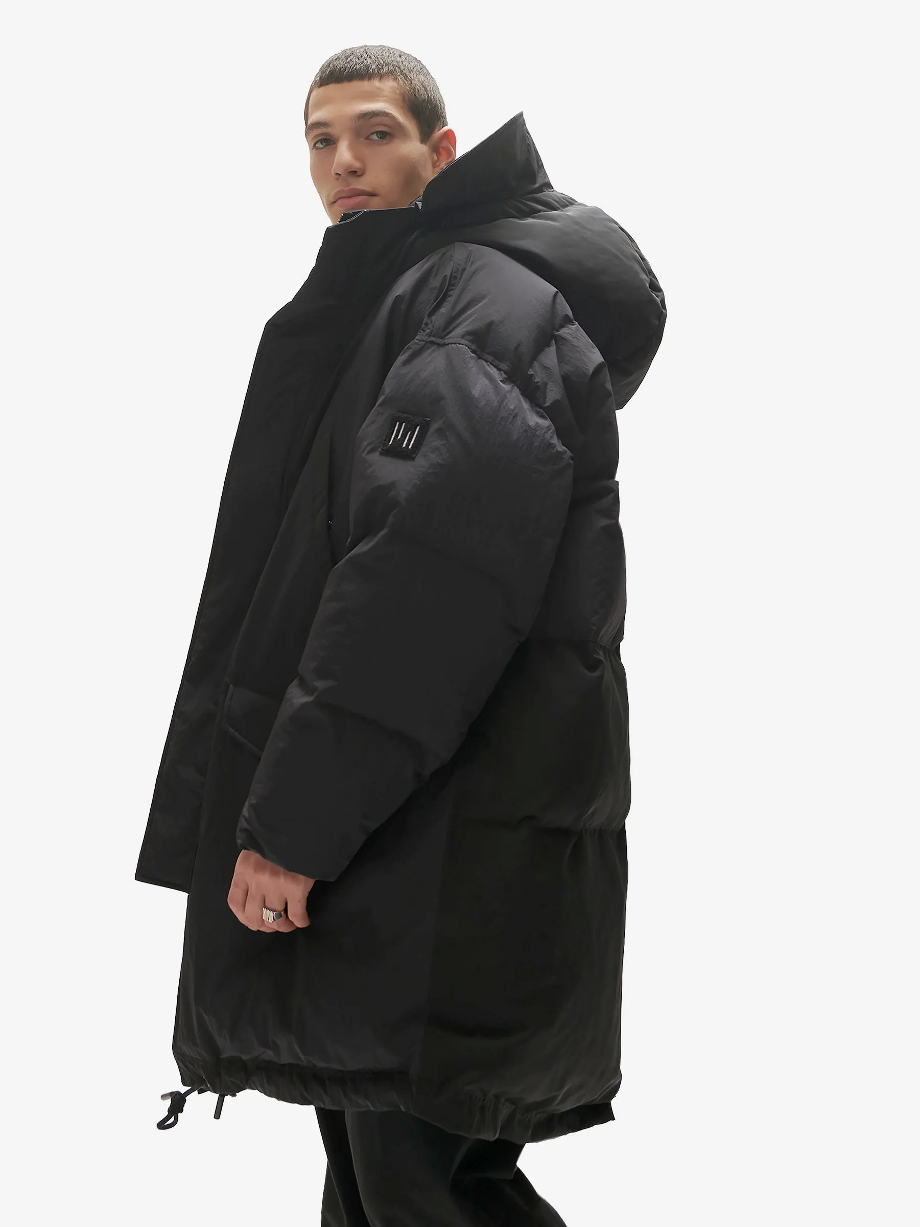 M Long Down Puffer - Black