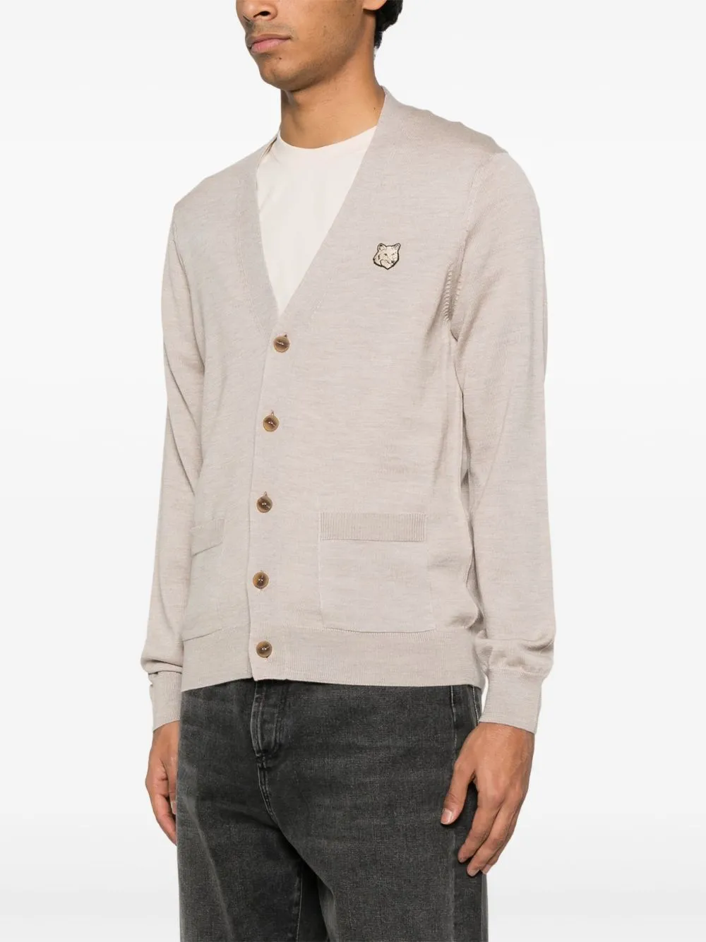 Maison Kitsune Men's' Sweaters Dove