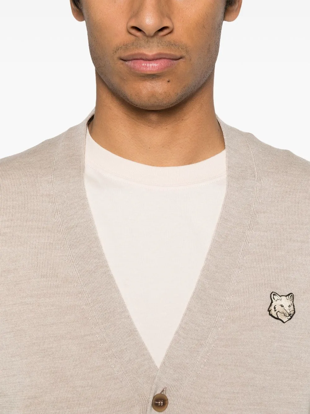 Maison Kitsune Men's' Sweaters Dove