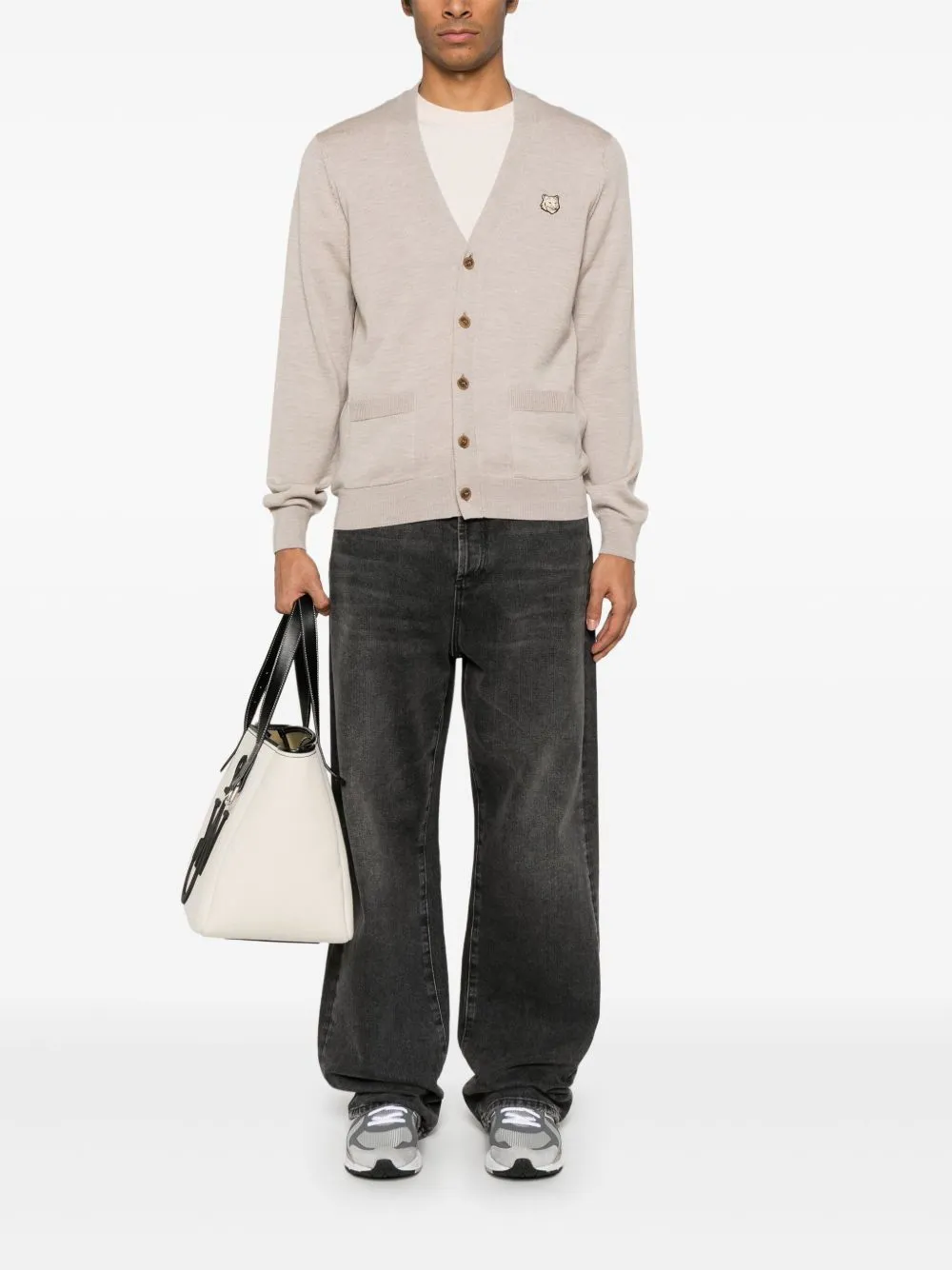 Maison Kitsune Men's' Sweaters Dove