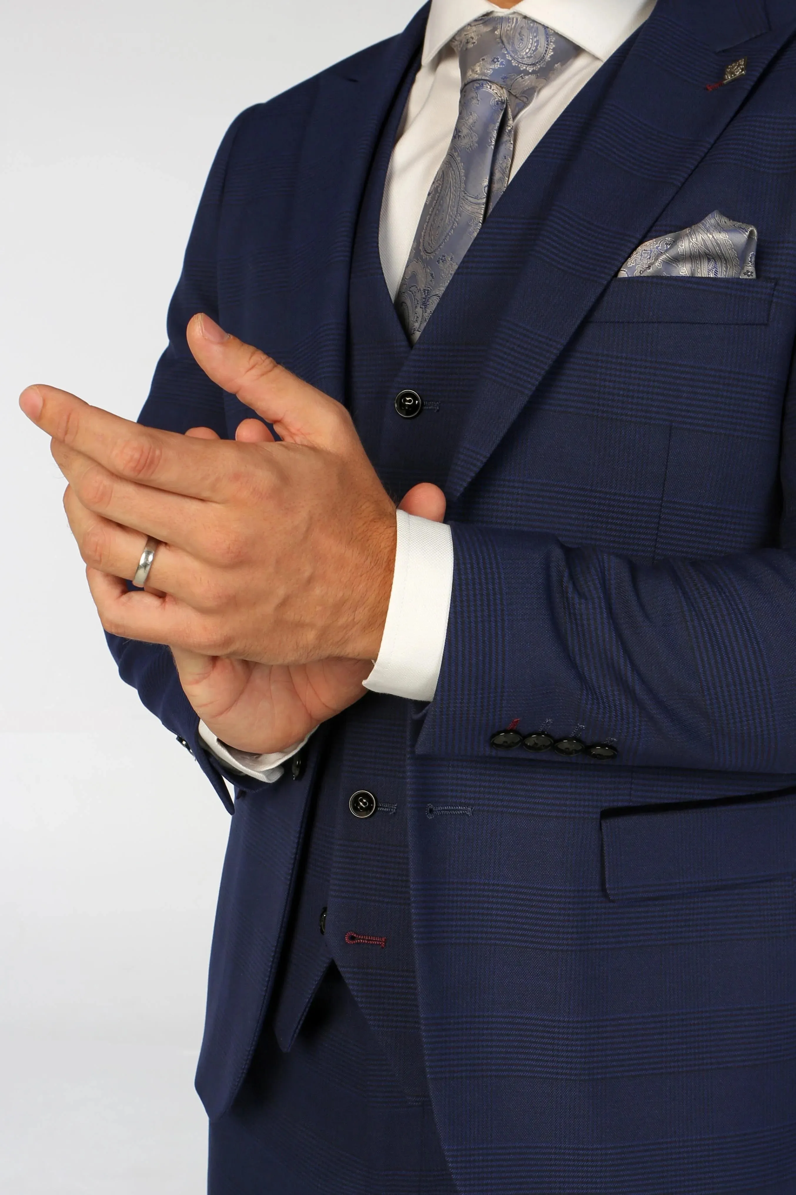 Mark - 3 Piece Tweed Check Suit