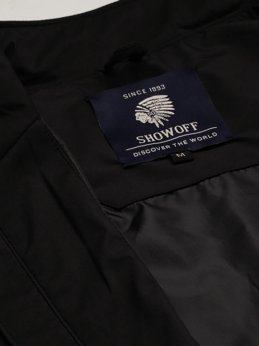Men Black Bomber Jacket
