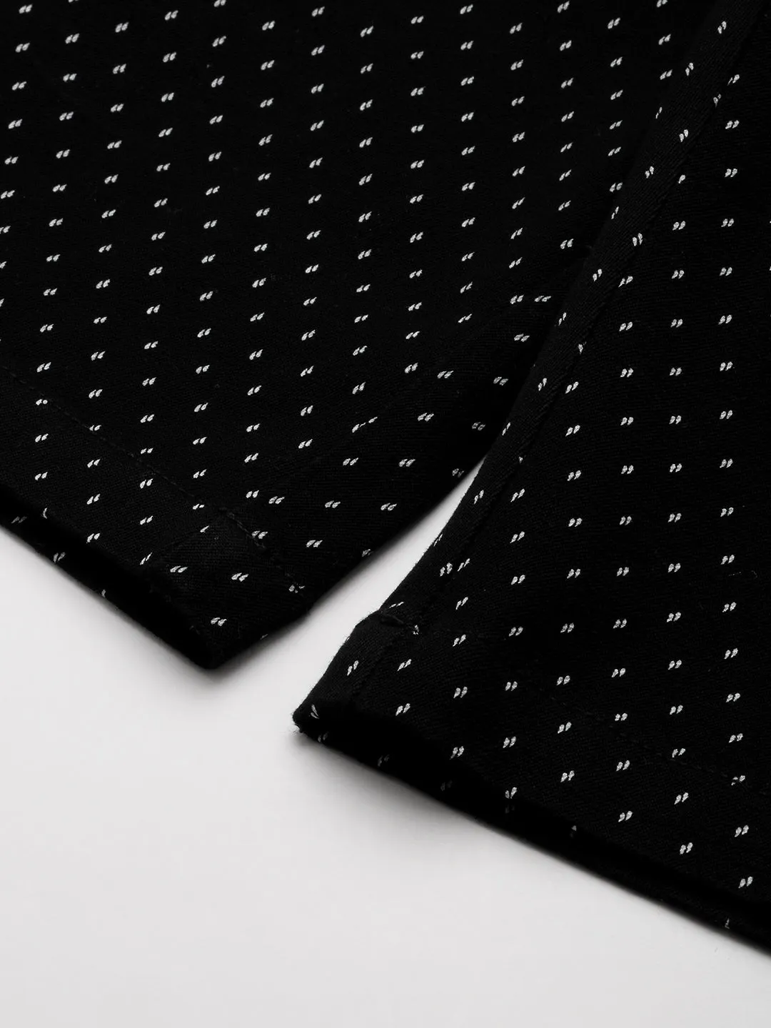 Men Black Printed Shorts