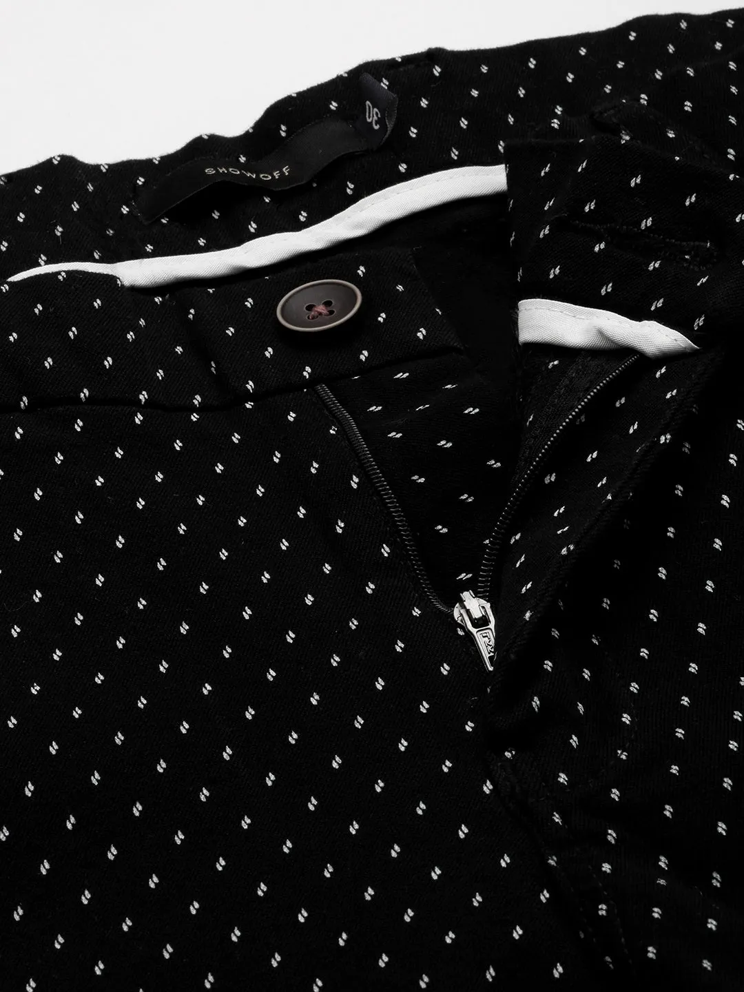 Men Black Printed Shorts