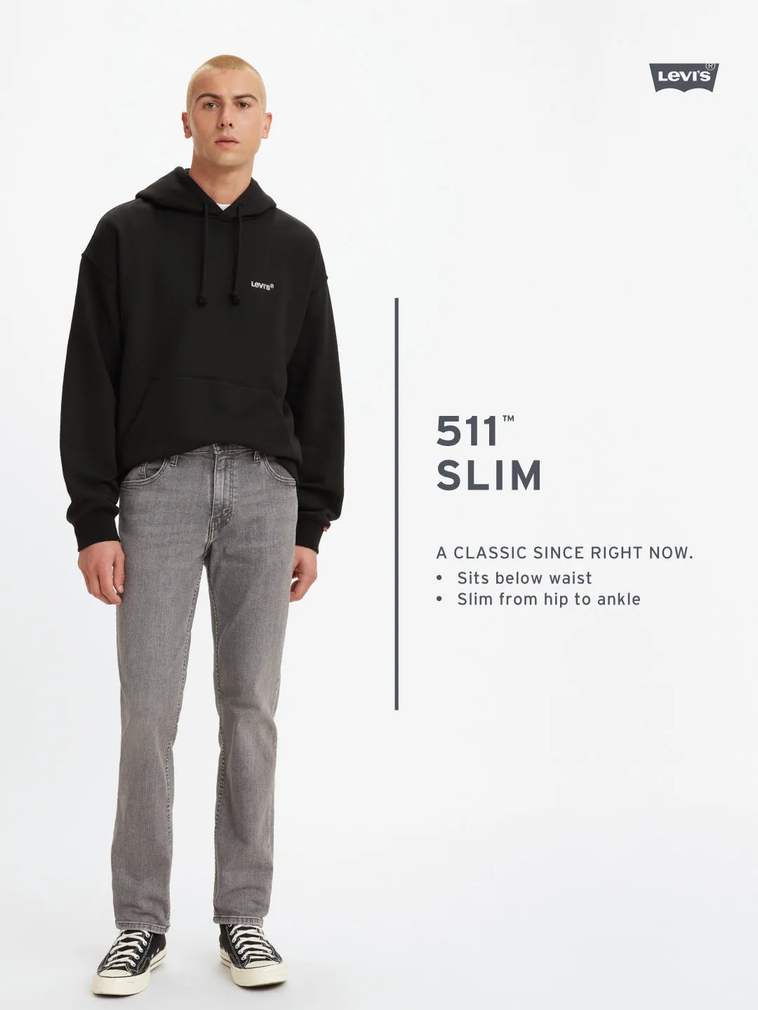 Men's 511 Black Slim Fit Chinos