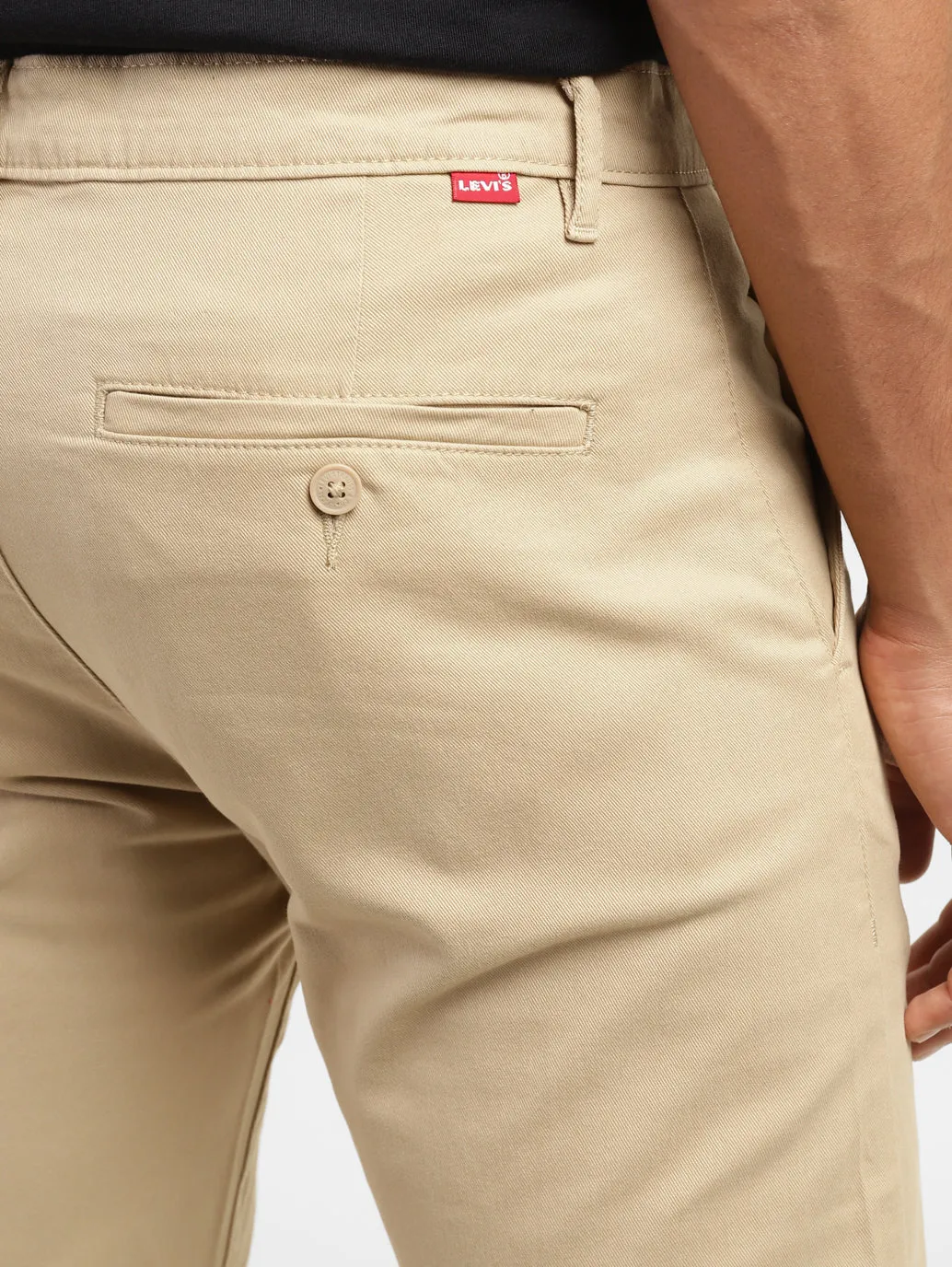 Men's 512 Beige Slim Tapered Fit Chinos