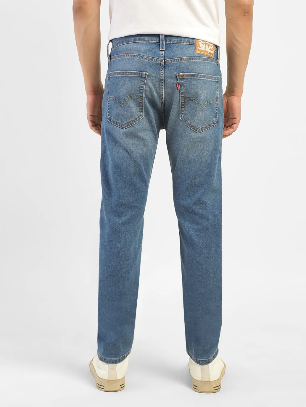 Men's 512 Blue Slim Tapered Fit Mid Rise Jeans