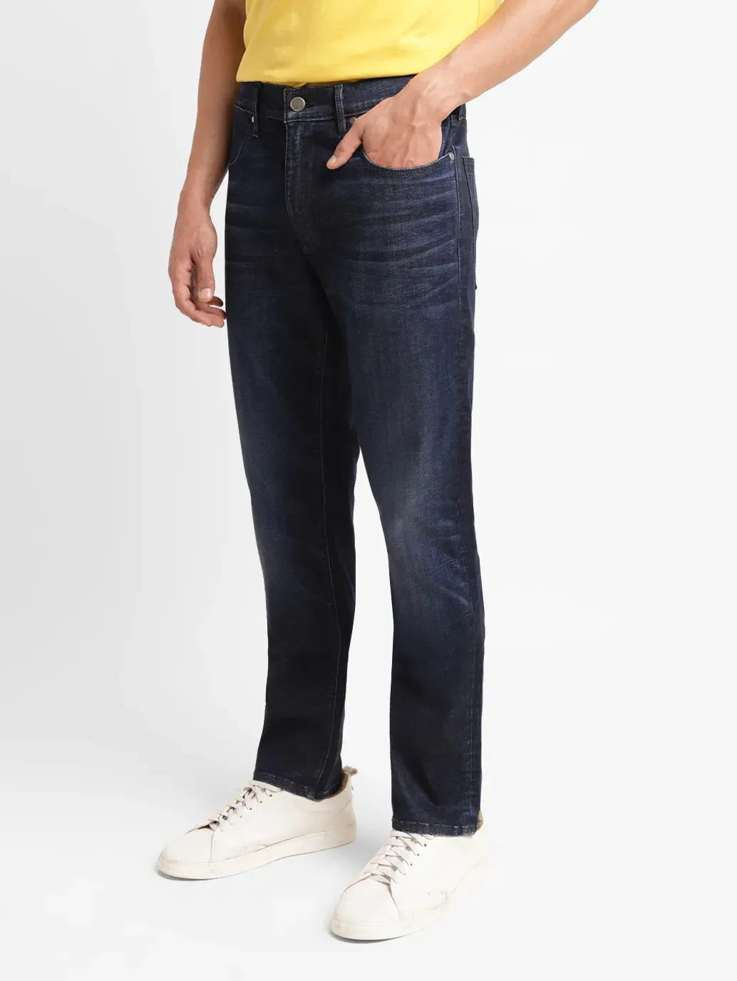 Men's 512 Dark Indigo Slim Tapered Fit Mid Rise Jeans