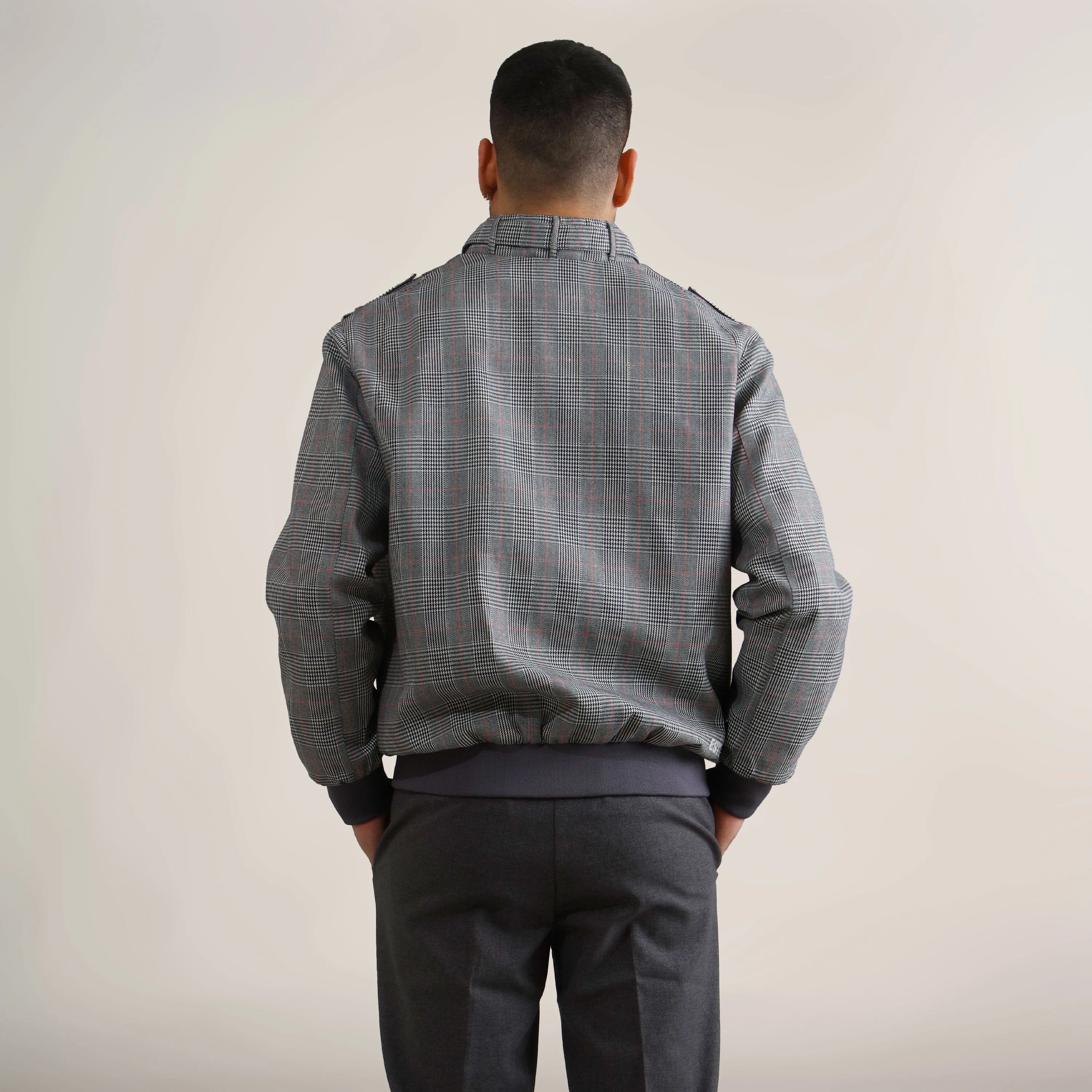 Men's Anderson Glen Plaid Iconic Racer Jacket