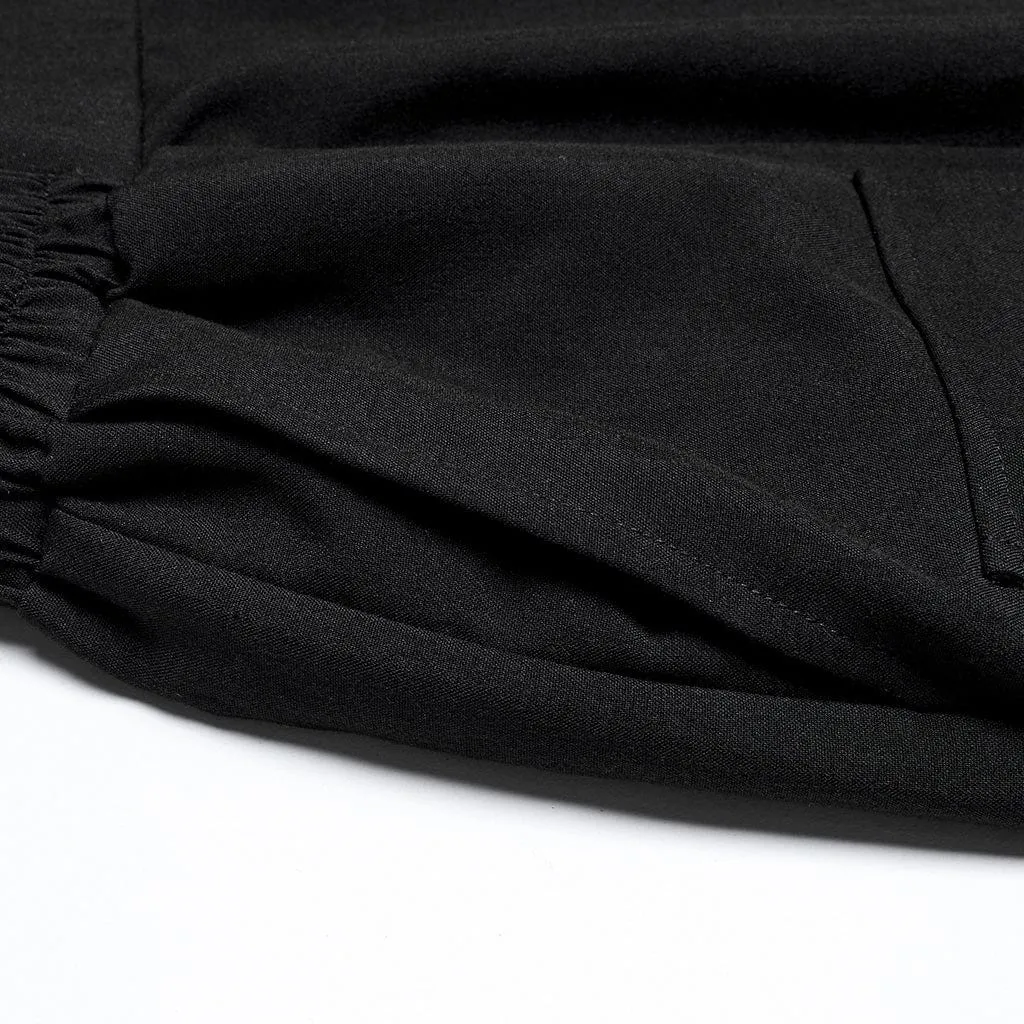 Men's Cyberpunk Buckle-up Big-pocket Pants