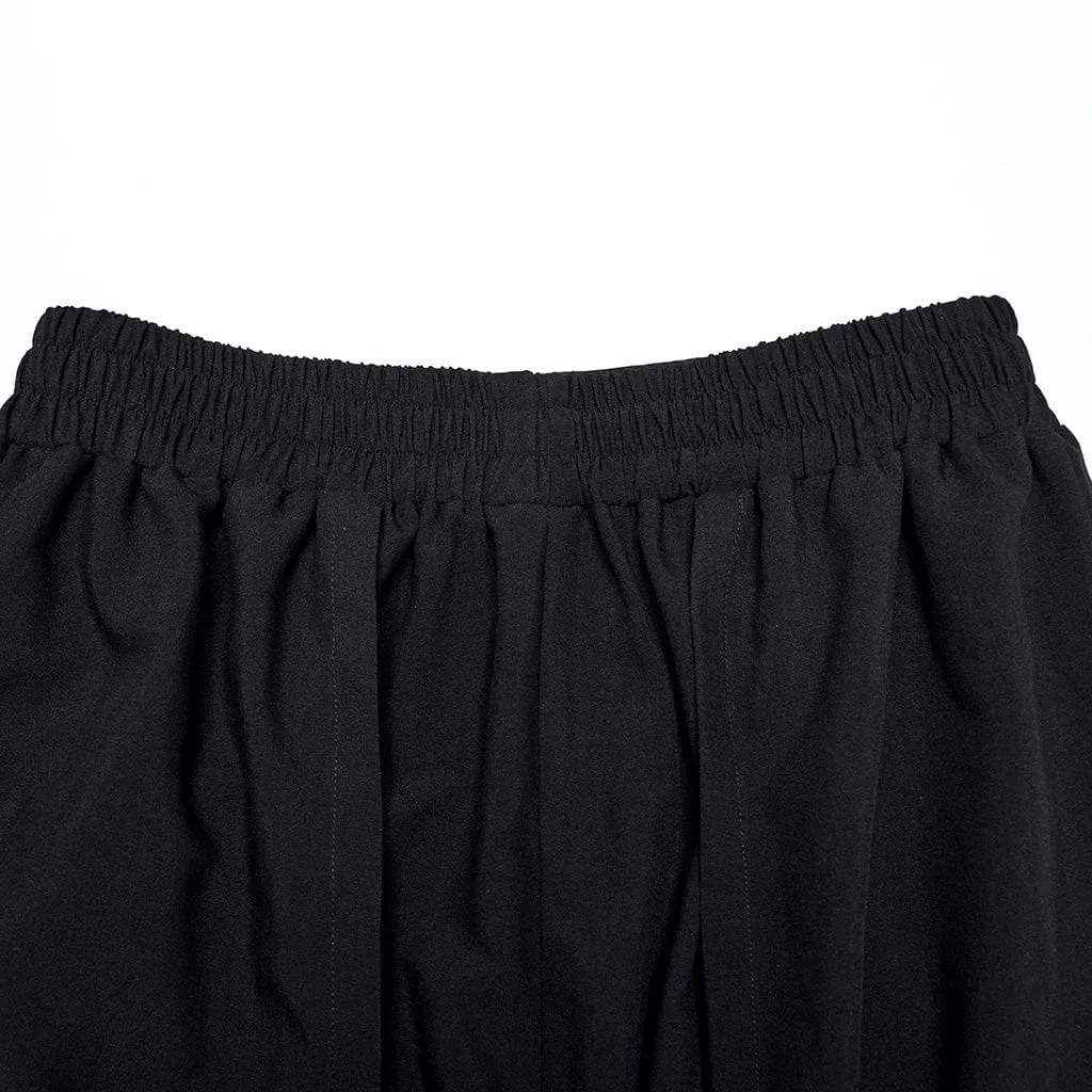 Men's Cyberpunk Buckle-up Big-pocket Pants