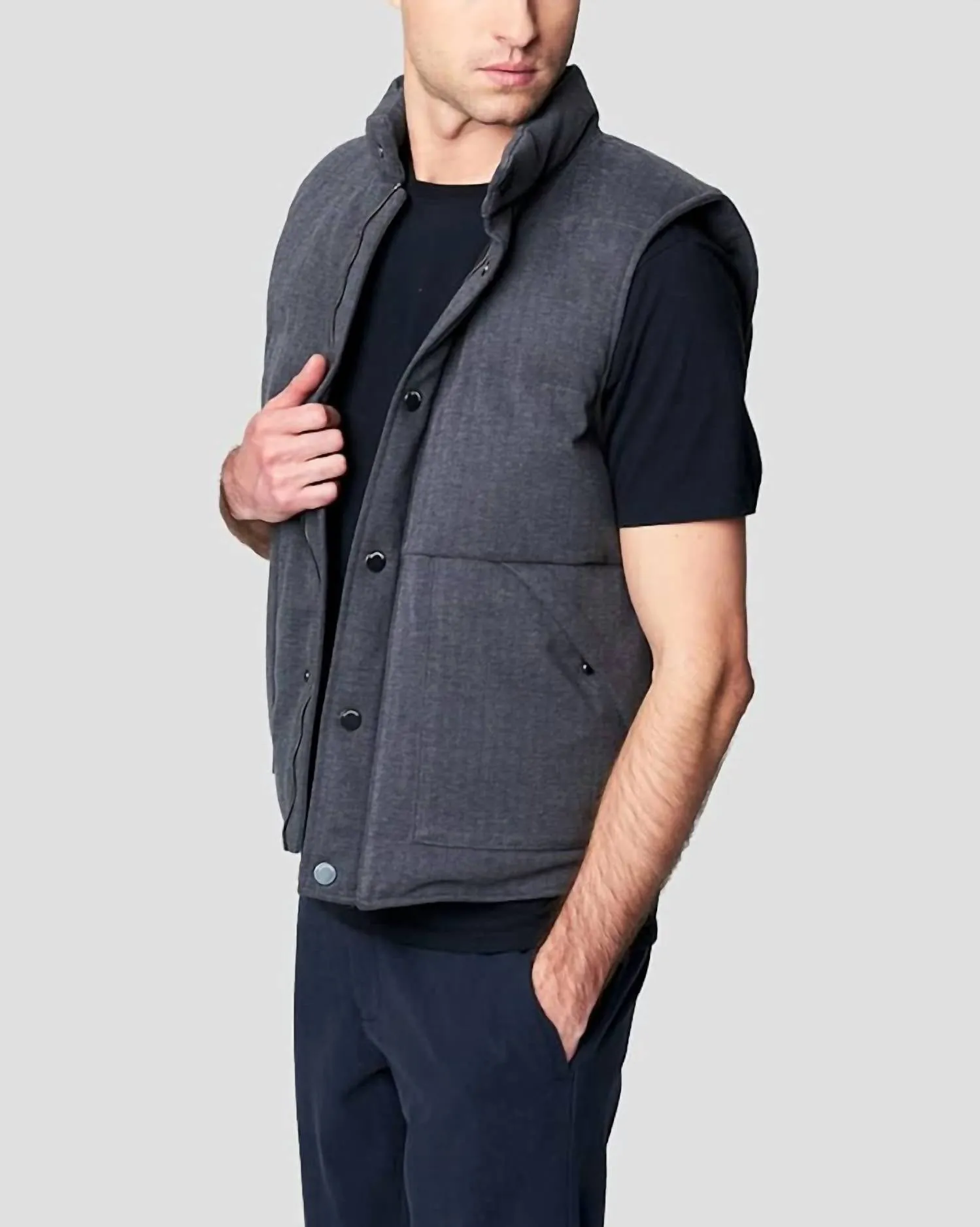 Men's Gibberish Vest In Ghu