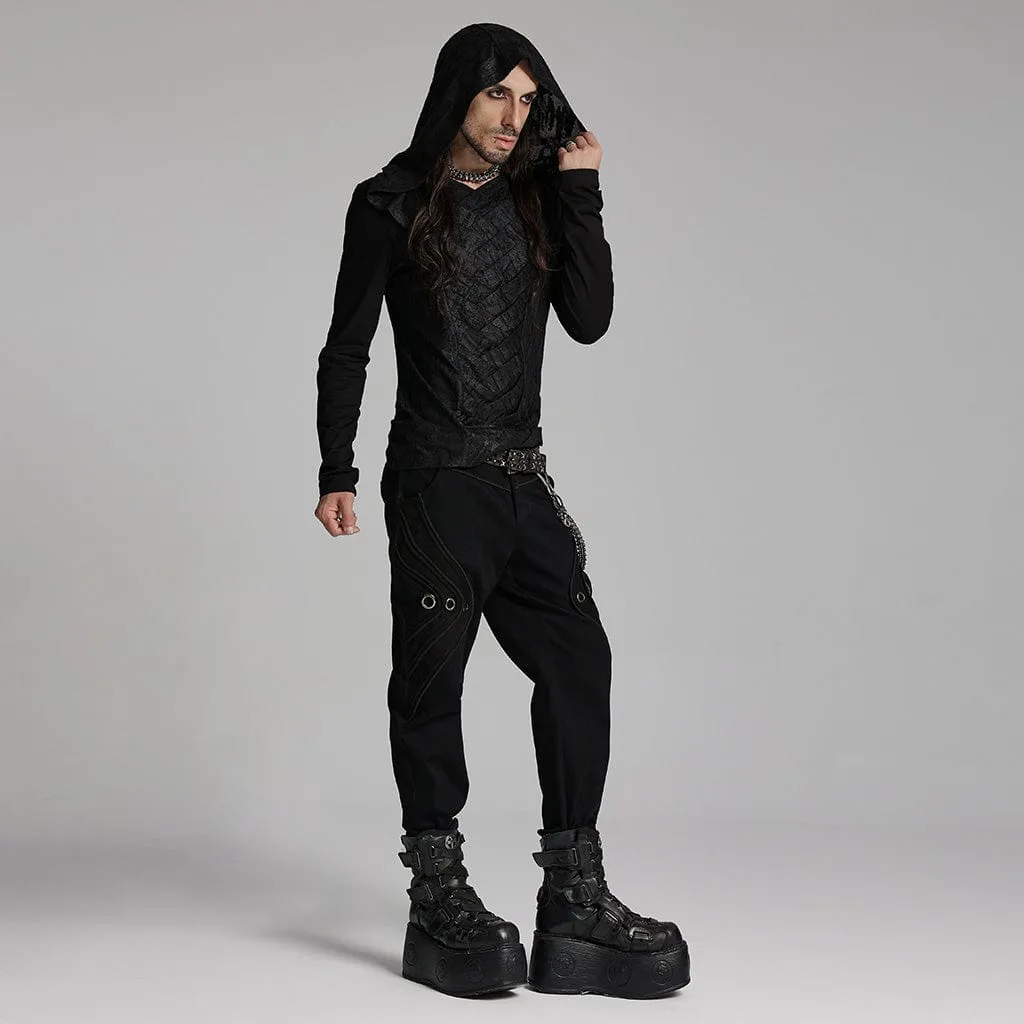 Men's Gothic Ring Skull Pants