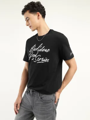 Men's Graphic Print Crew Neck T-shirt