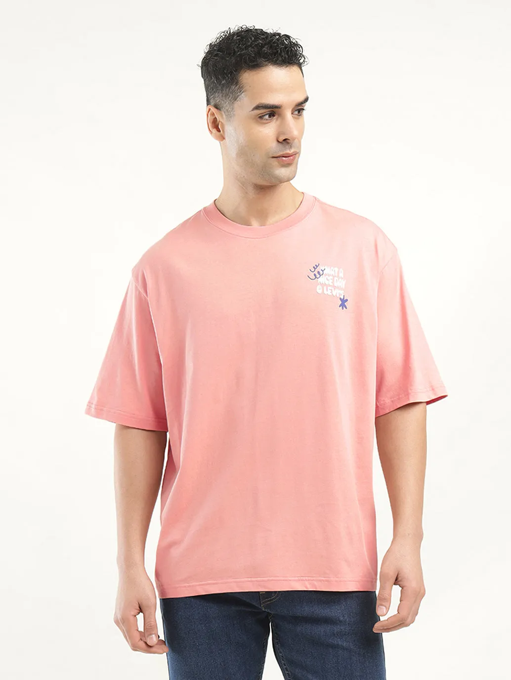 Men's Graphic Print Loose Fit T-shirt
