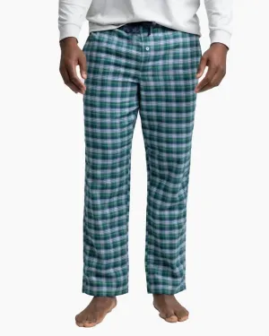 Men's Highmark Plaid Lounge Pant In Georgian Bay Green