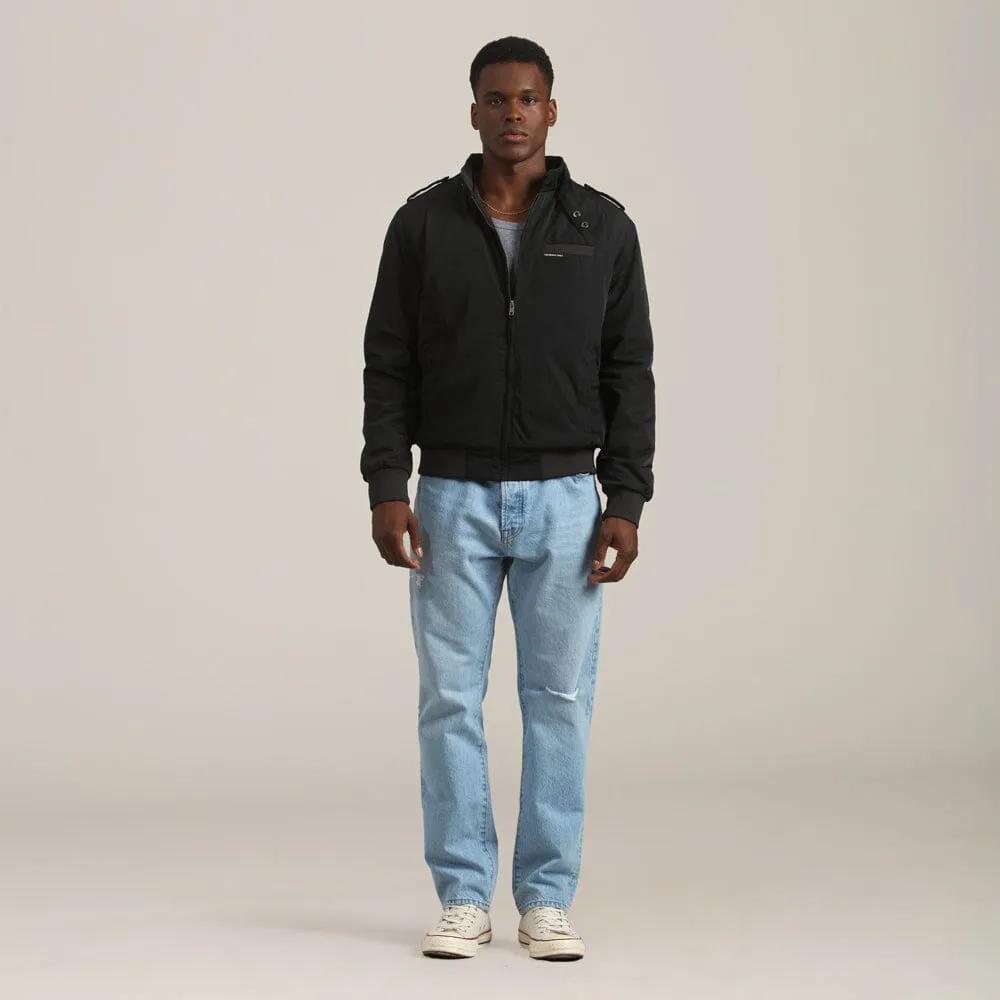 Men's Iconic Racer Quilted Lining Jacket (Slim Fit)