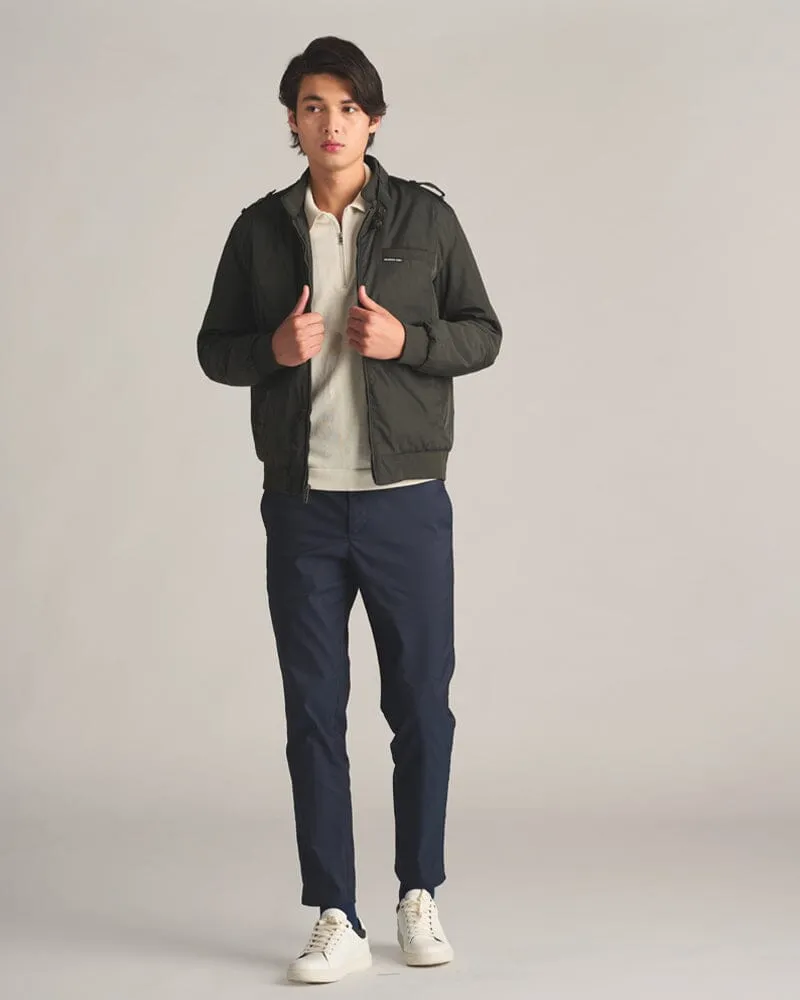 Men's Iconic Racer Quilted Lining Jacket (Slim Fit)