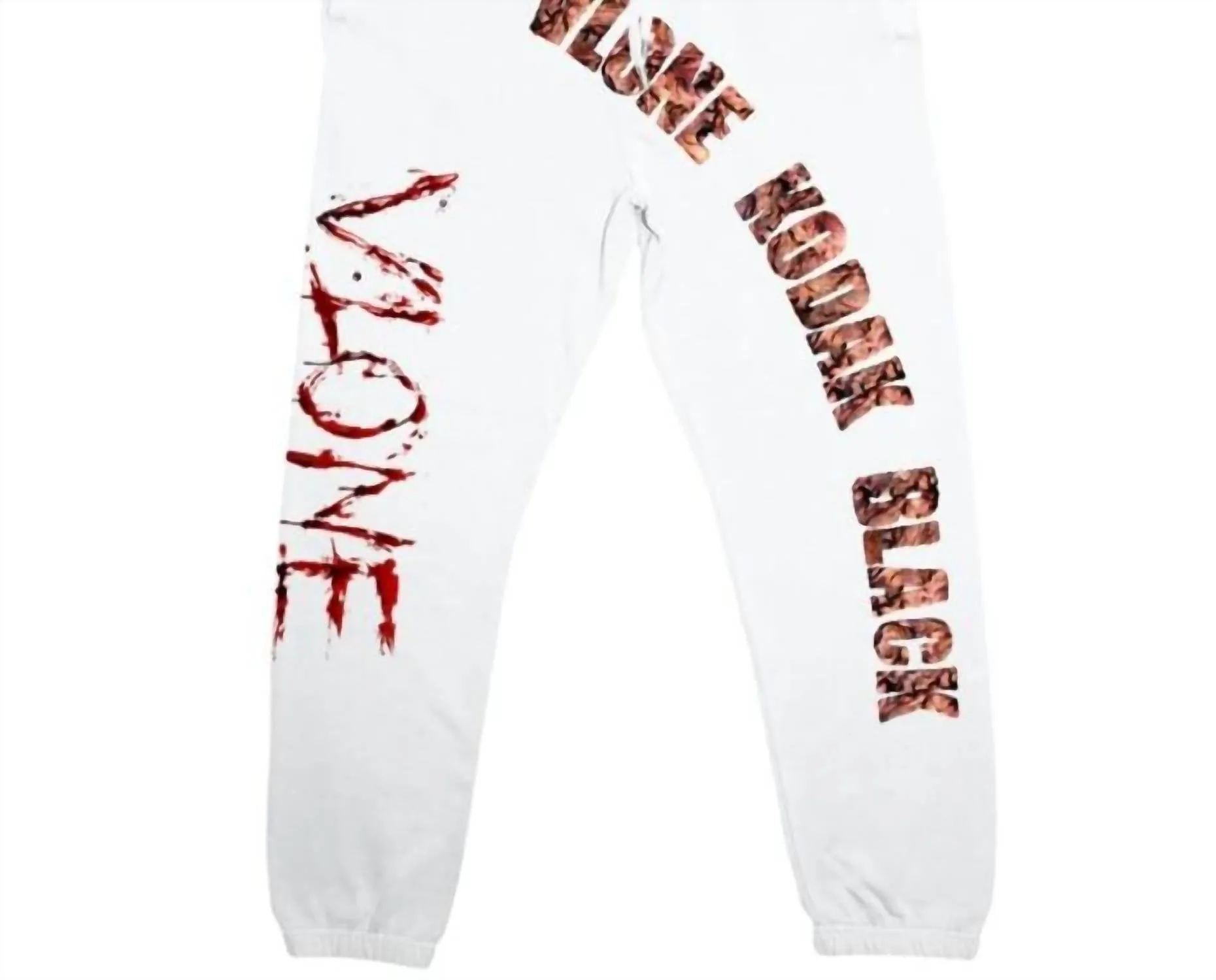Men's Kodak Black X Vlone Zombie Jogger In White