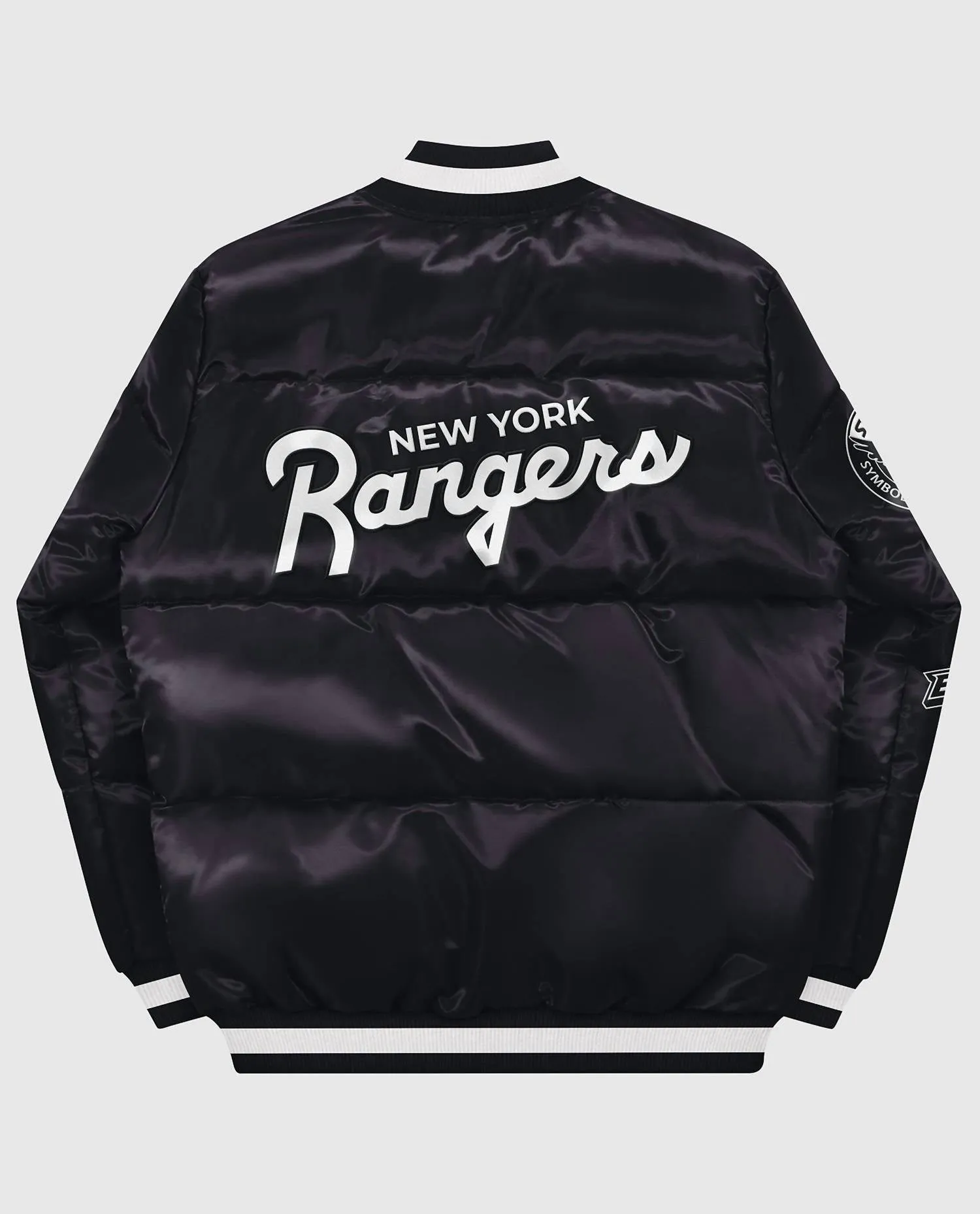Men's New York Rangers Down Fill Puffer Jacket In Black