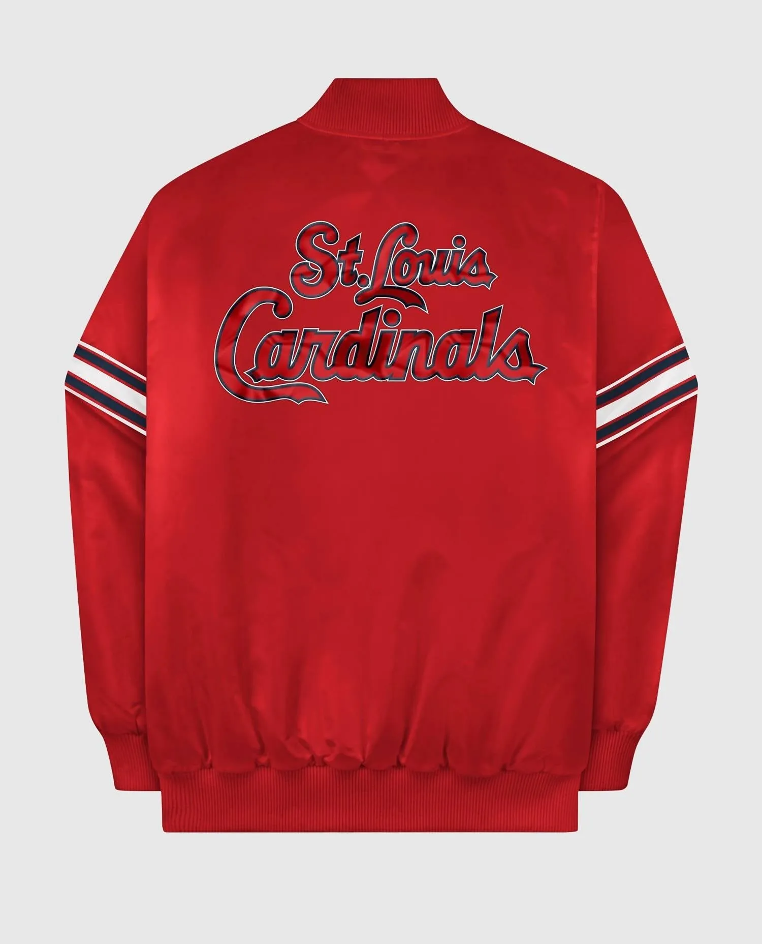 Men's St. Louis Cardinals Satin Full-Snap Jacket In Red