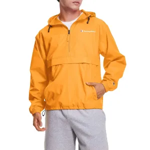 Men's Stadium Packable Windbreaker Jacket In Gold