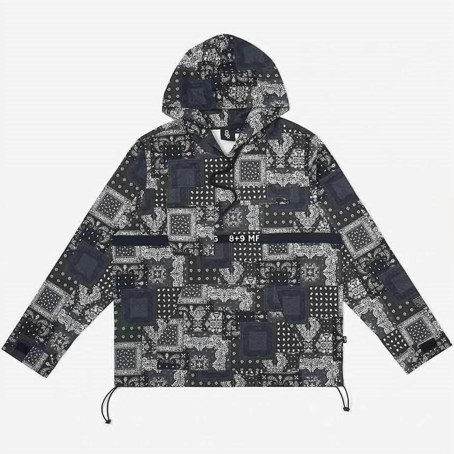 Men's Strapped Up Paisley Jacket In Black/white