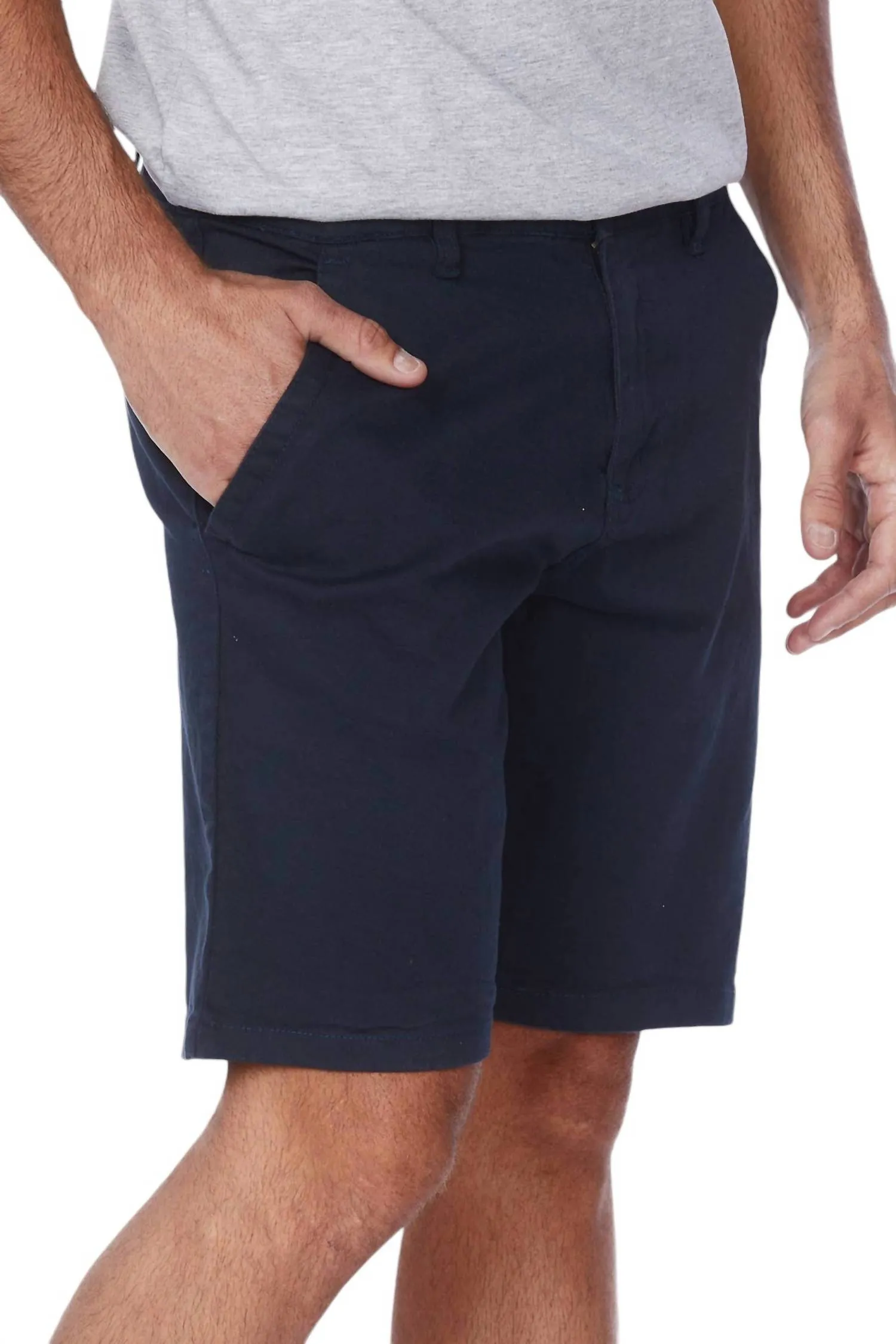 Men's Stretch 4 Pocket Chino Shorts In Navy