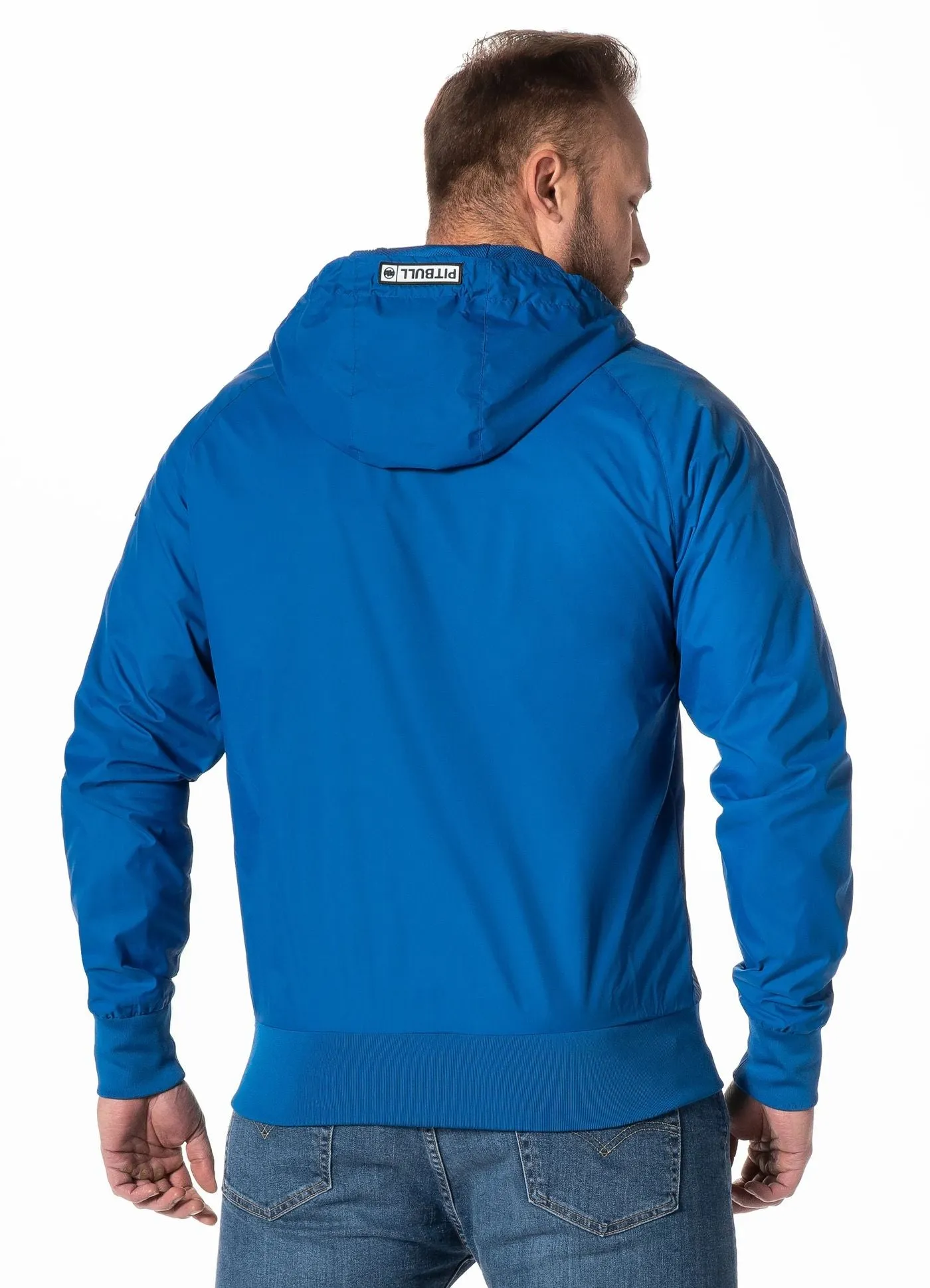 Men's transitional hooded jacket Athletic Logo
