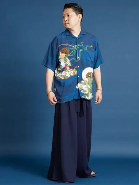 Men's Wide Leg HAKAMA Pants