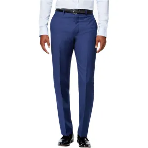 Mens Wool Slim Fit Dress Pants