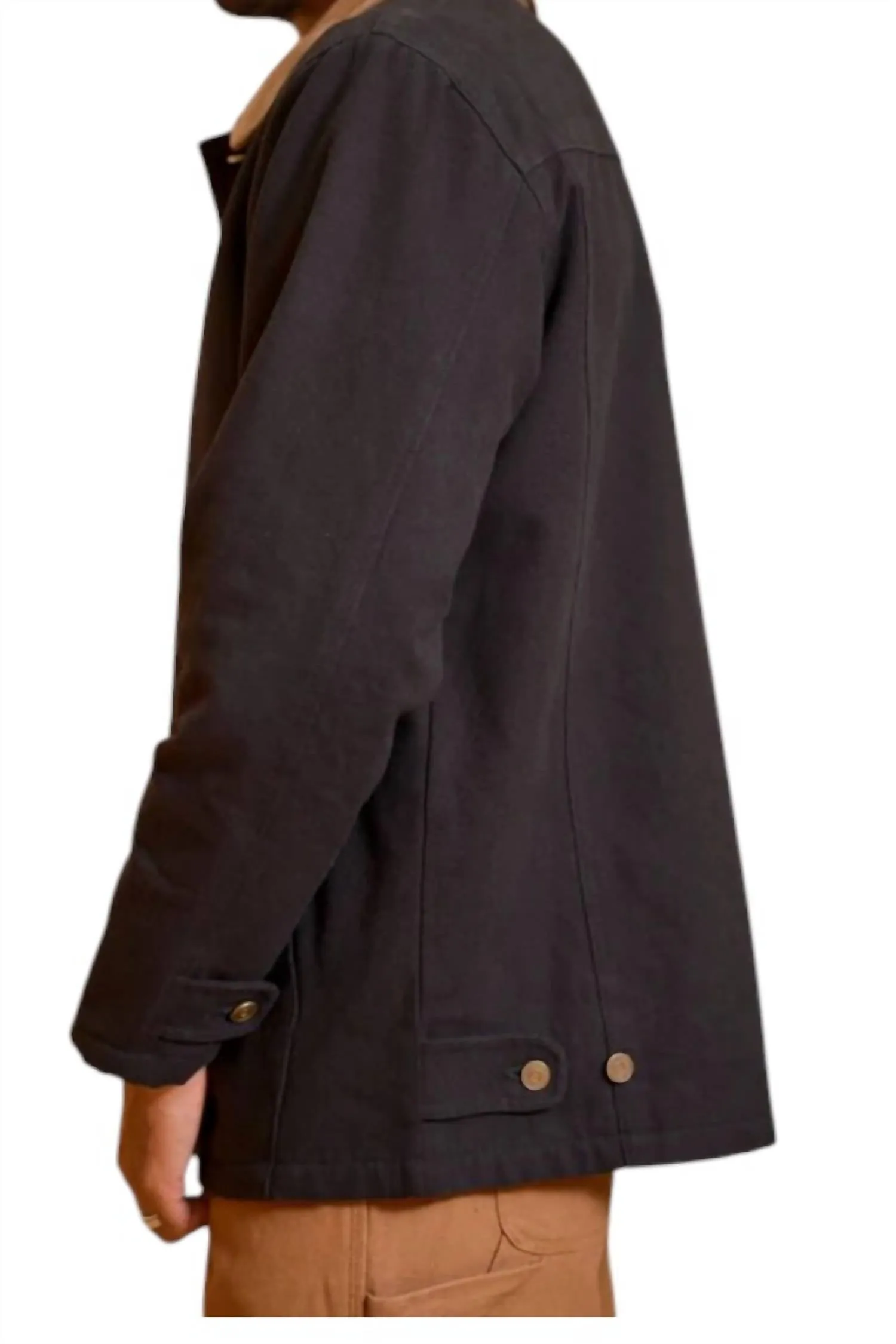 Men's Work Jacket In Black