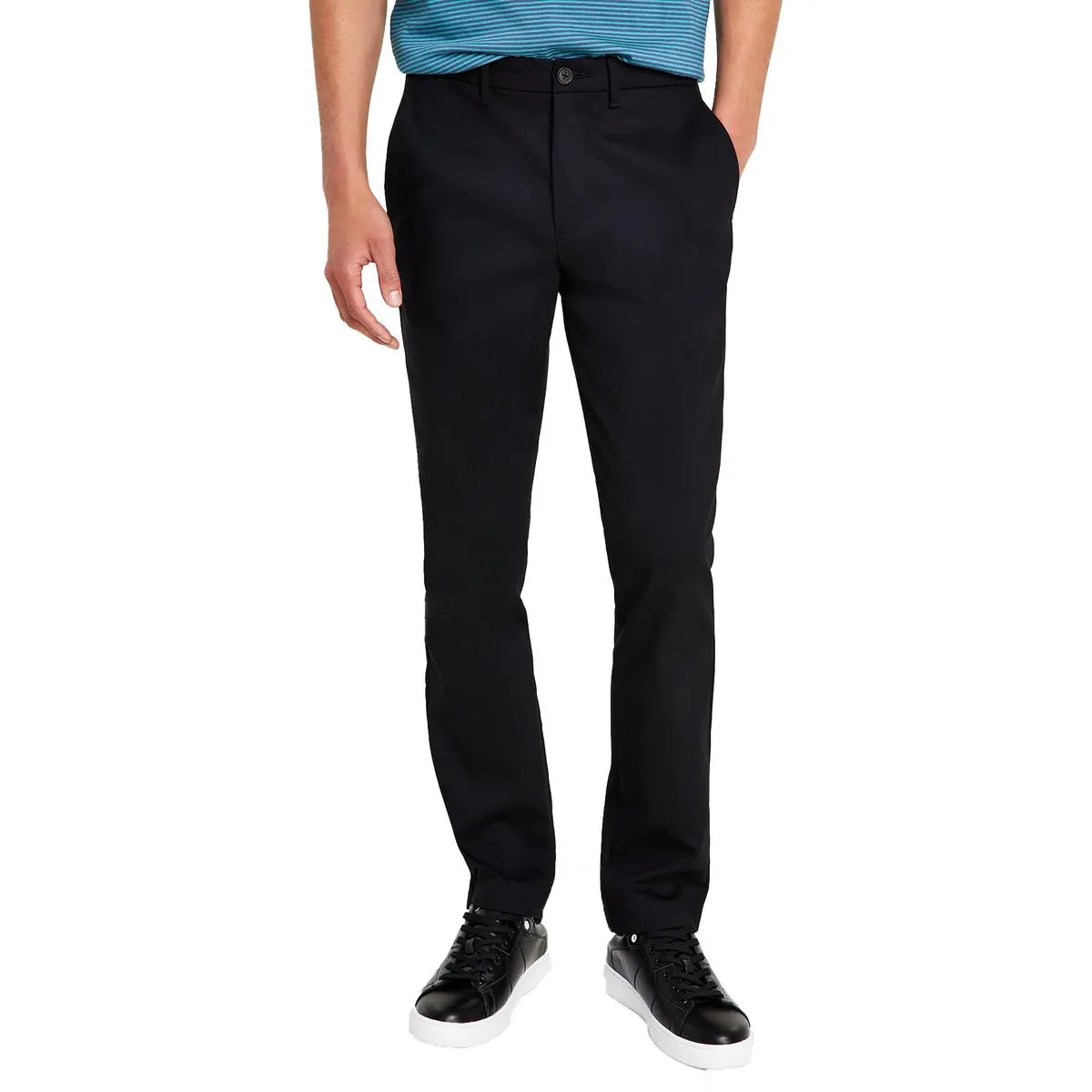 Mens Wrinkle Resistant Stretch Chino Pants