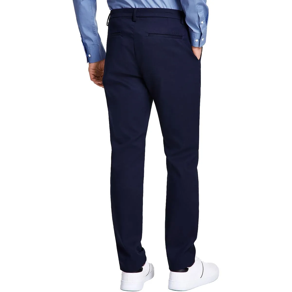 Mens Wrinkle Resistant Stretch Chino Pants