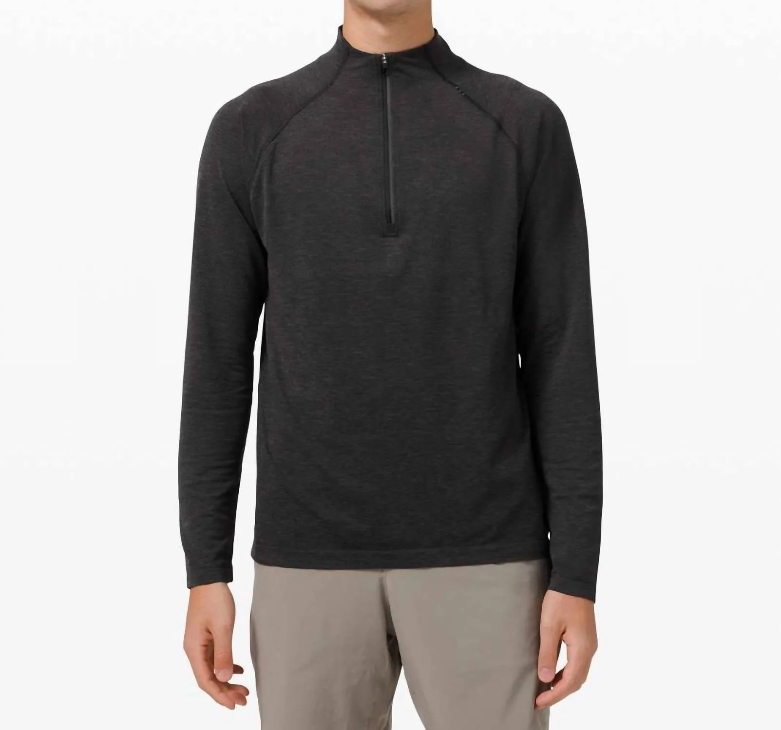Metal Vent Tech 1/2 Zip 2.0 Sweater In Dark Coal/black