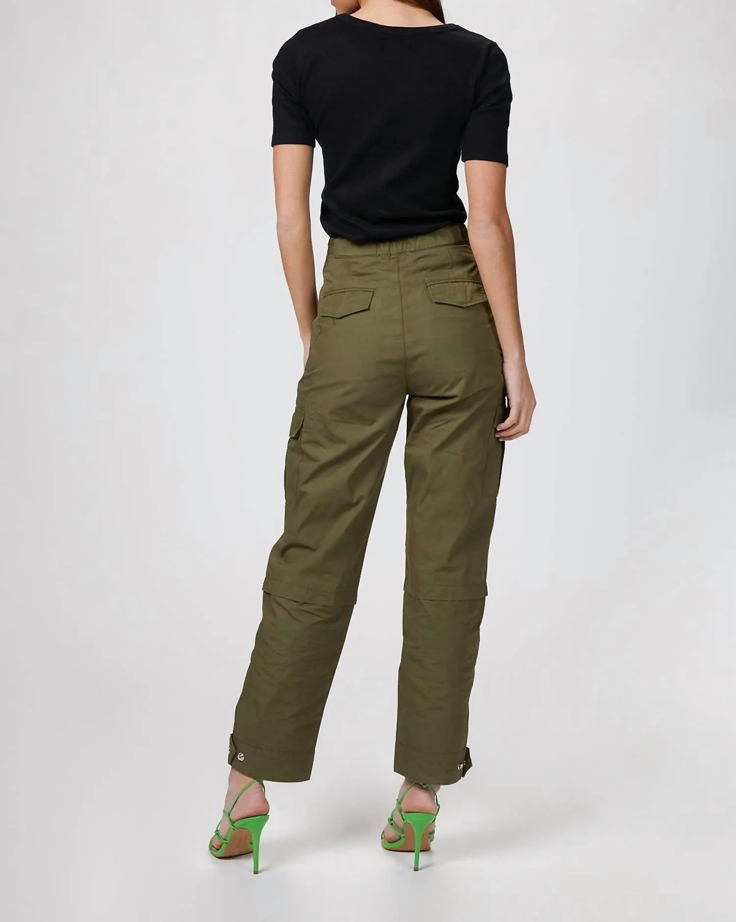 Military Trousers In Army Green