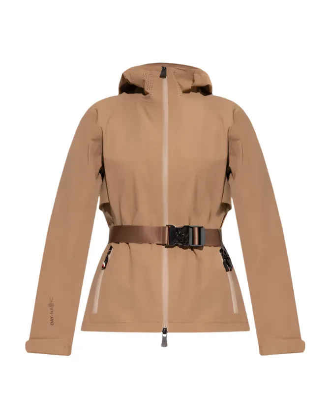Moncler Grenoble tan Fex hooded jacket