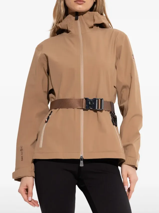 Moncler Grenoble tan Fex hooded jacket