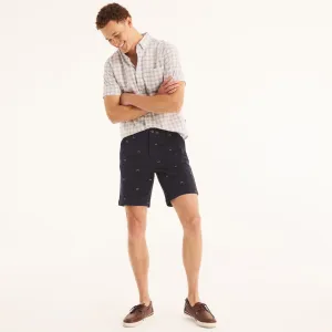 Nautica Mens 8.5" Printed Deck Short
