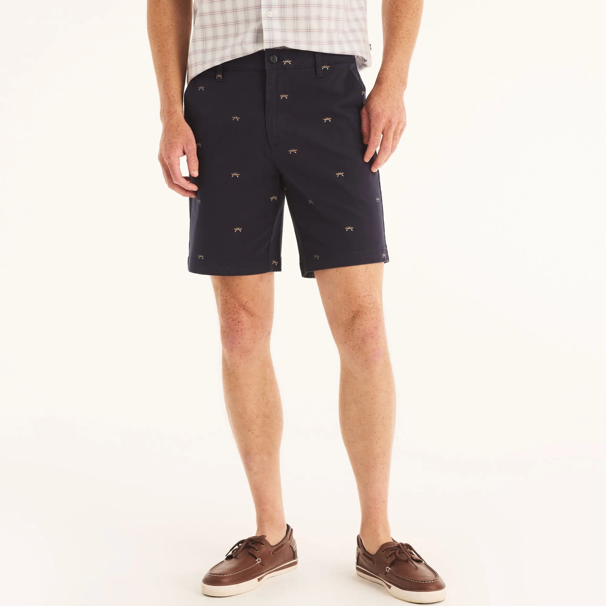 Nautica Mens 8.5" Printed Deck Short
