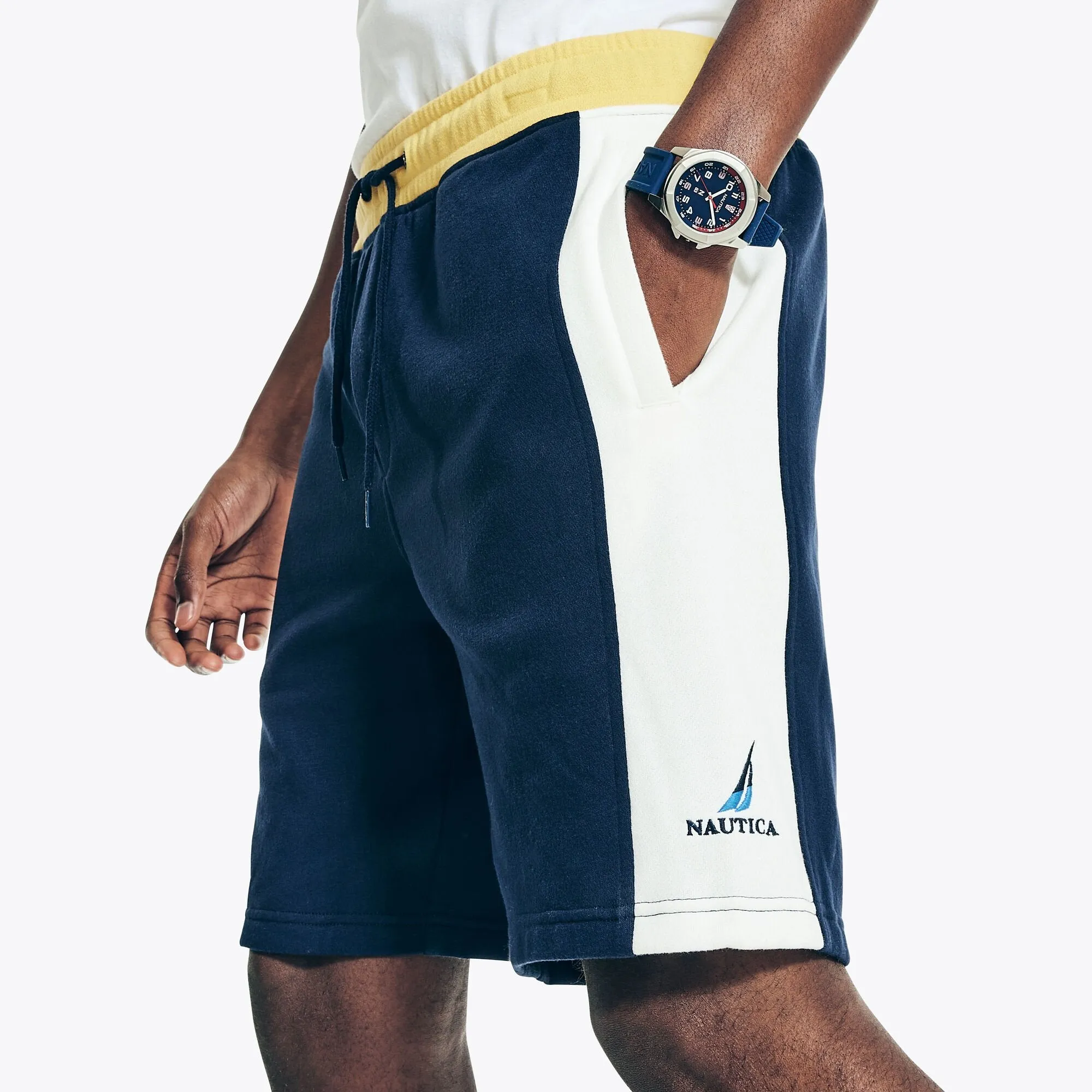 Nautica Mens 9" Colorblock Short