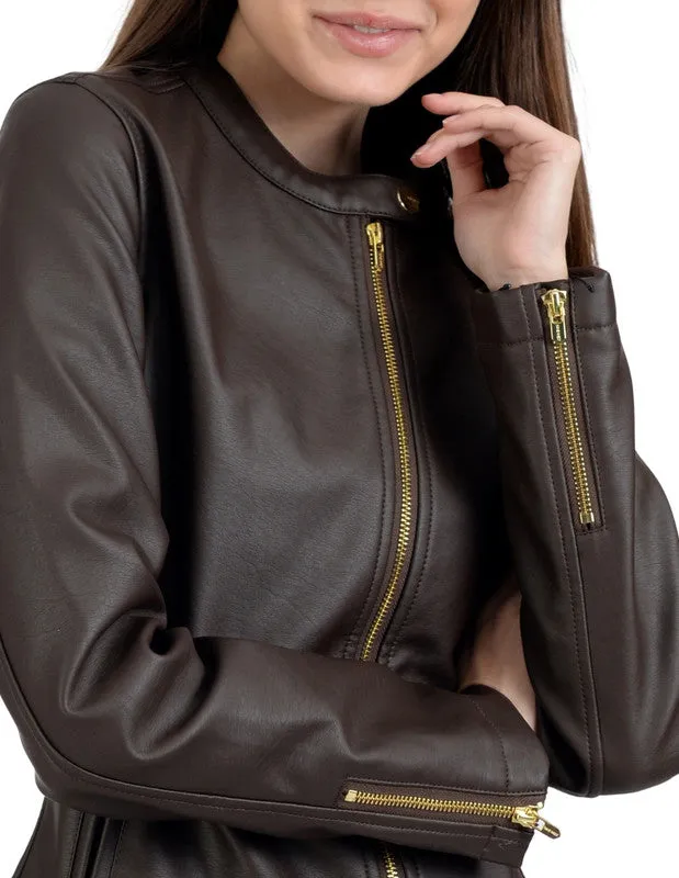 Nine West Women's Racer Jacket