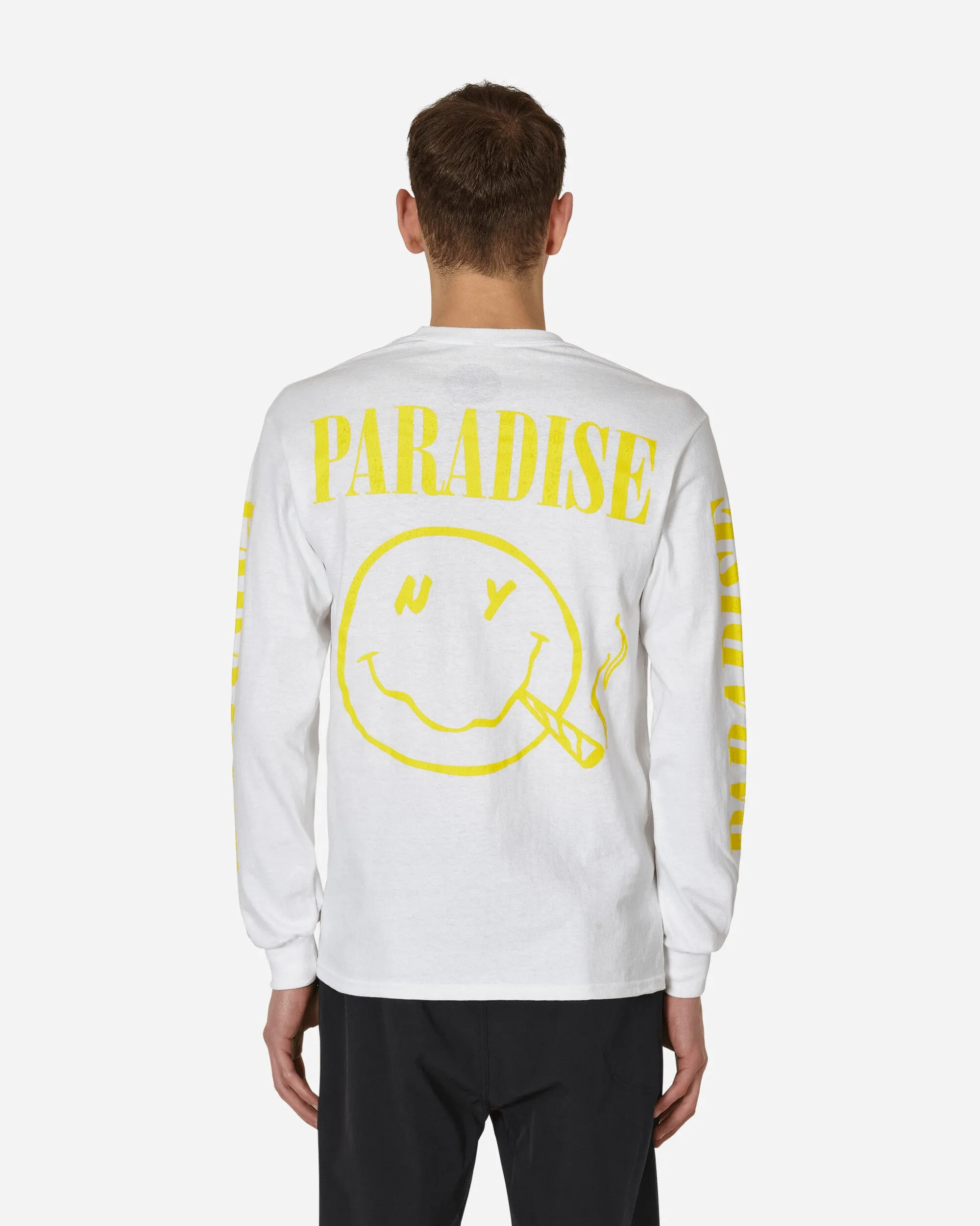 Nirvana In PARADIS3 Longsleeve T-Shirt White